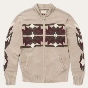 Brown Aztec Cardigan -STETSON