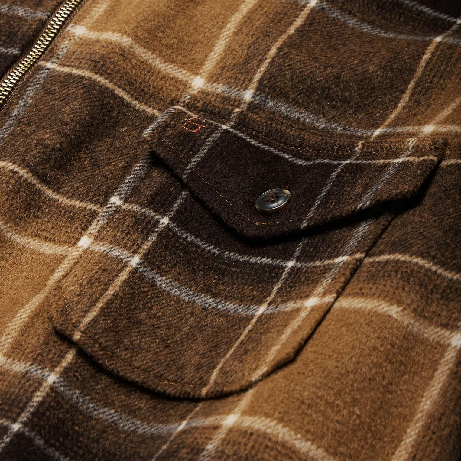 Brown Plaid Western Coat -STETSON