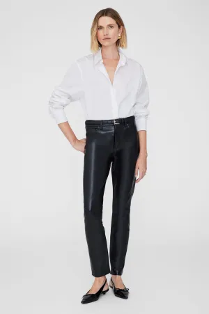 Bruno Pant - Black Recycled Leather -ANINE BING