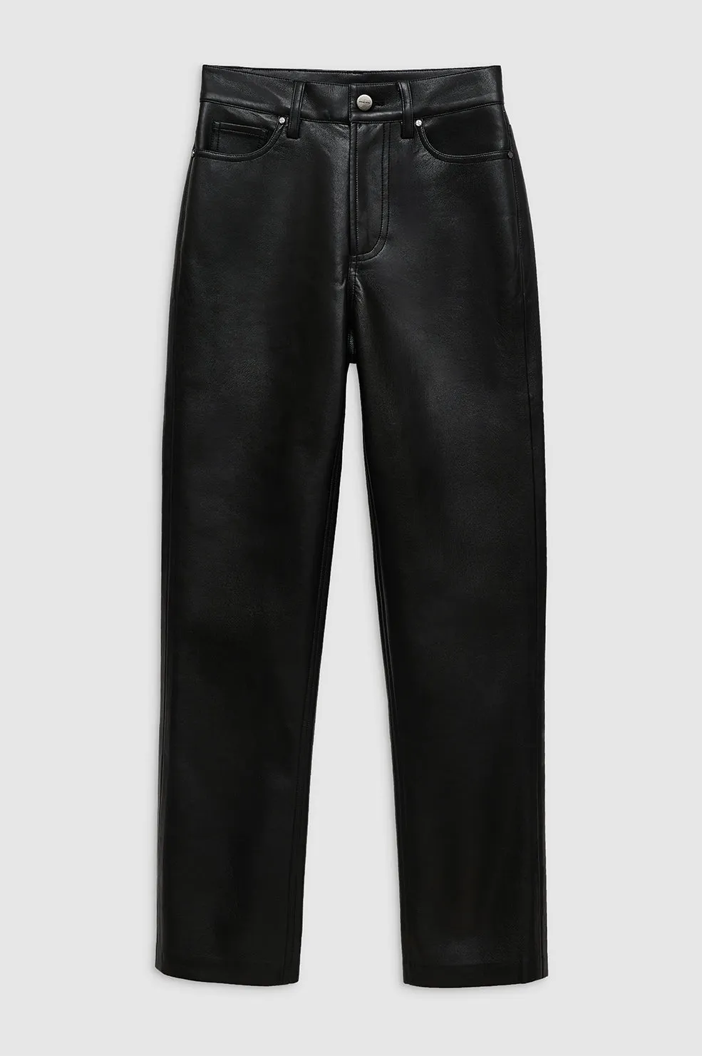 Bruno Pant - Black Recycled Leather -ANINE BING
