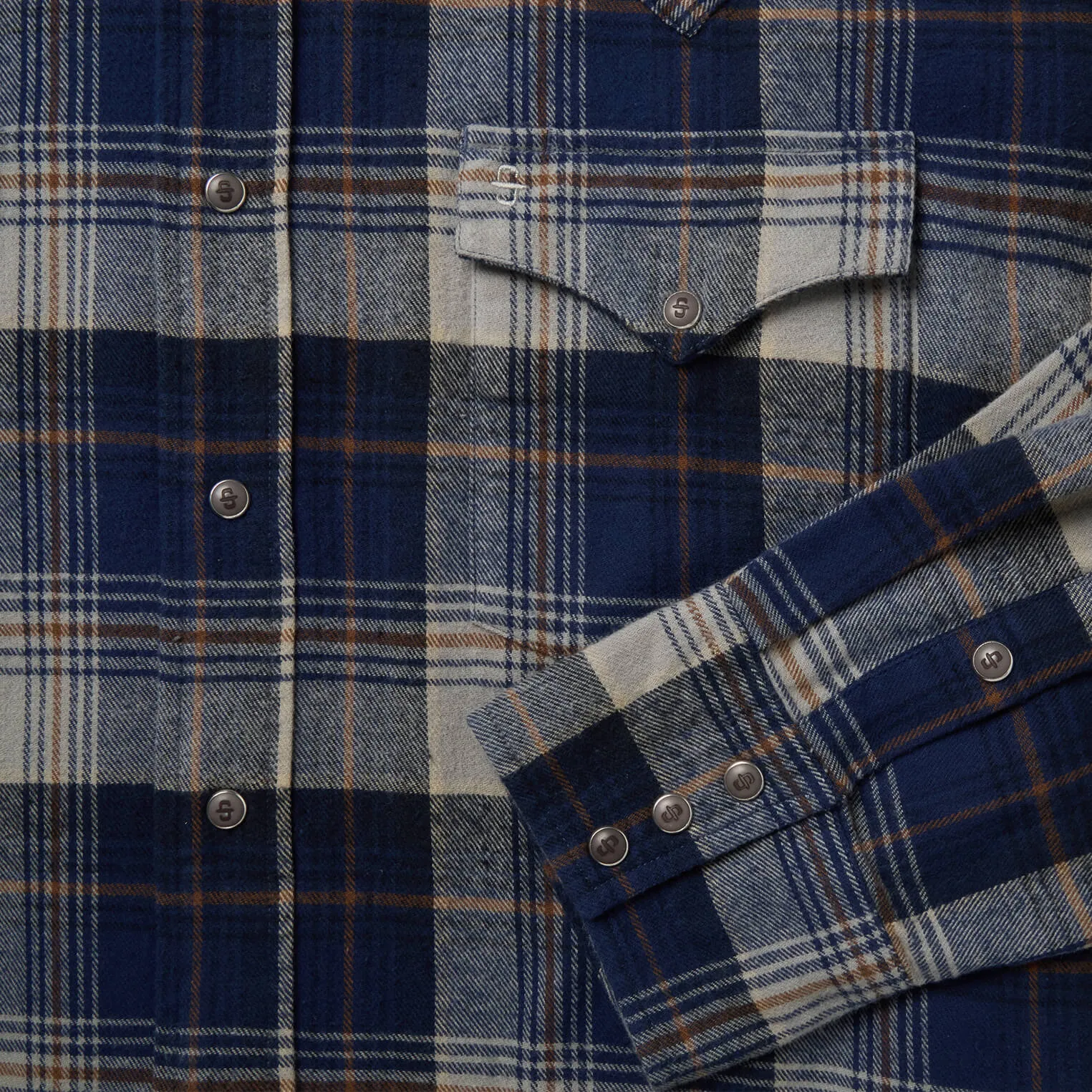 Brushed Flannel Western Shirt -STETSON