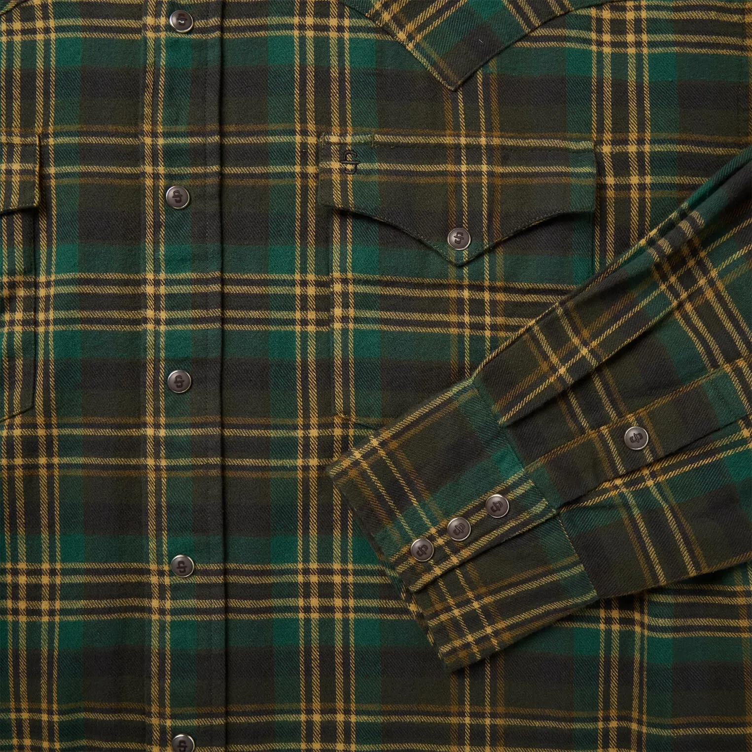 Brushed Flannel Western Shirt -STETSON