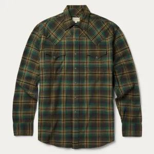Brushed Flannel Western Shirt -STETSON