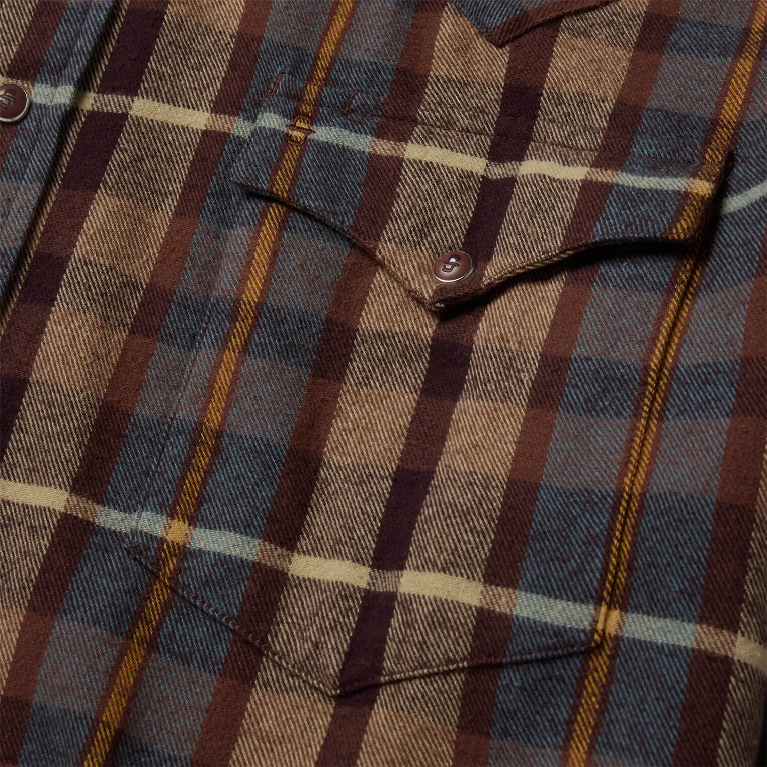 Brushed Flannel Western Shirt -STETSON