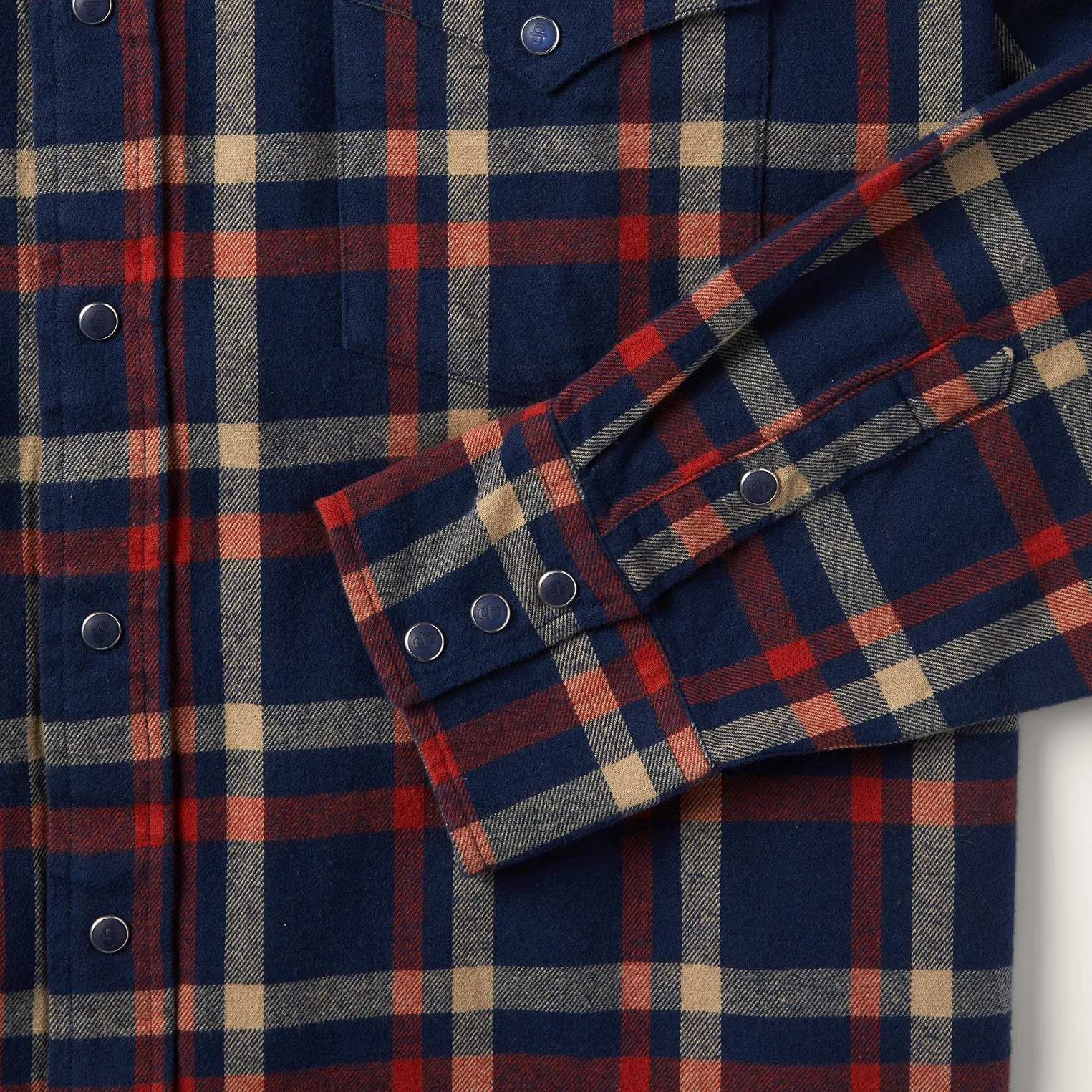 Brushed Twill Plaid Shirt -STETSON