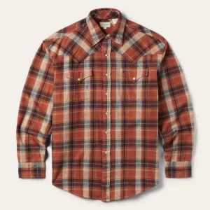 Brushed Twill Plaid Shirt -STETSON