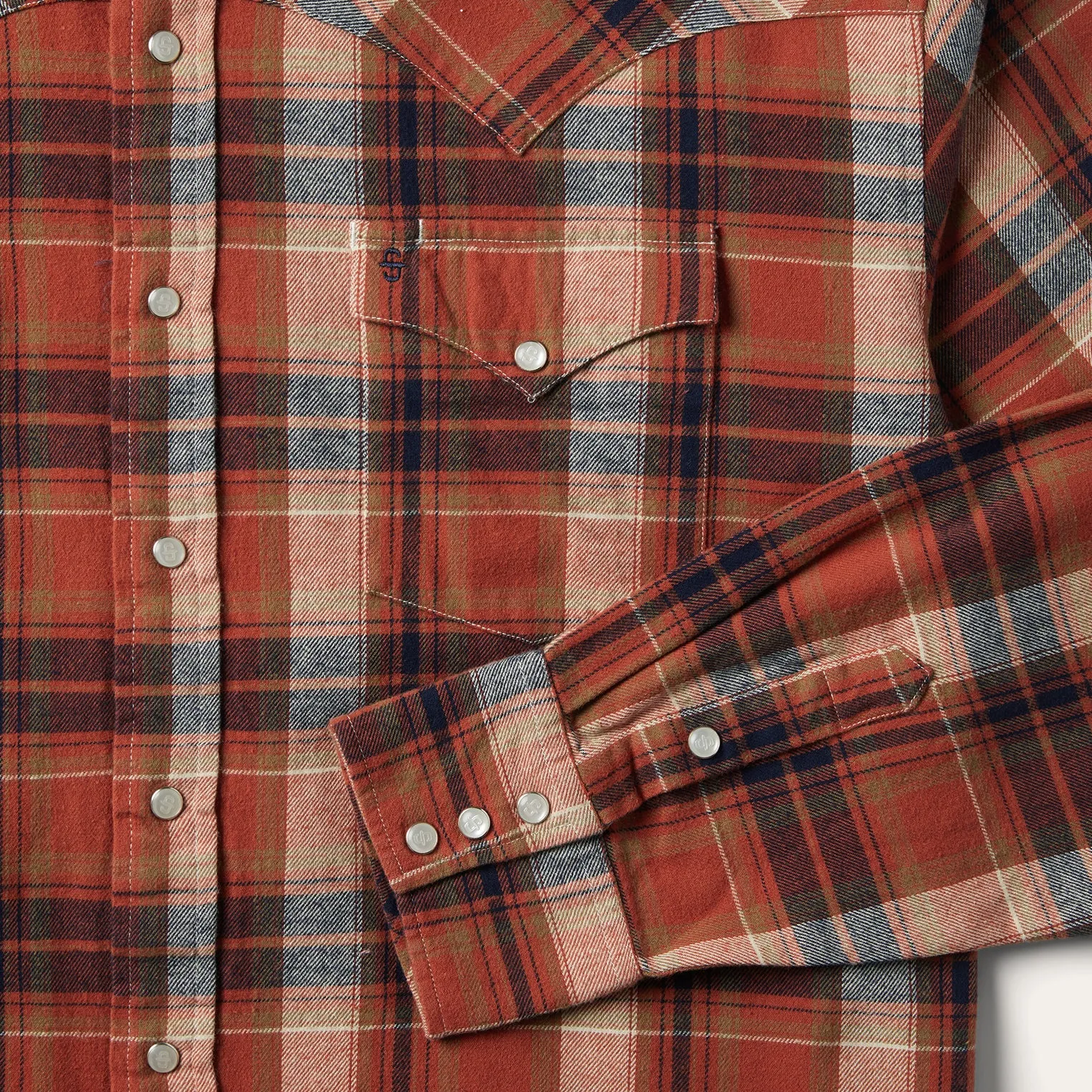 Brushed Twill Plaid Shirt -STETSON