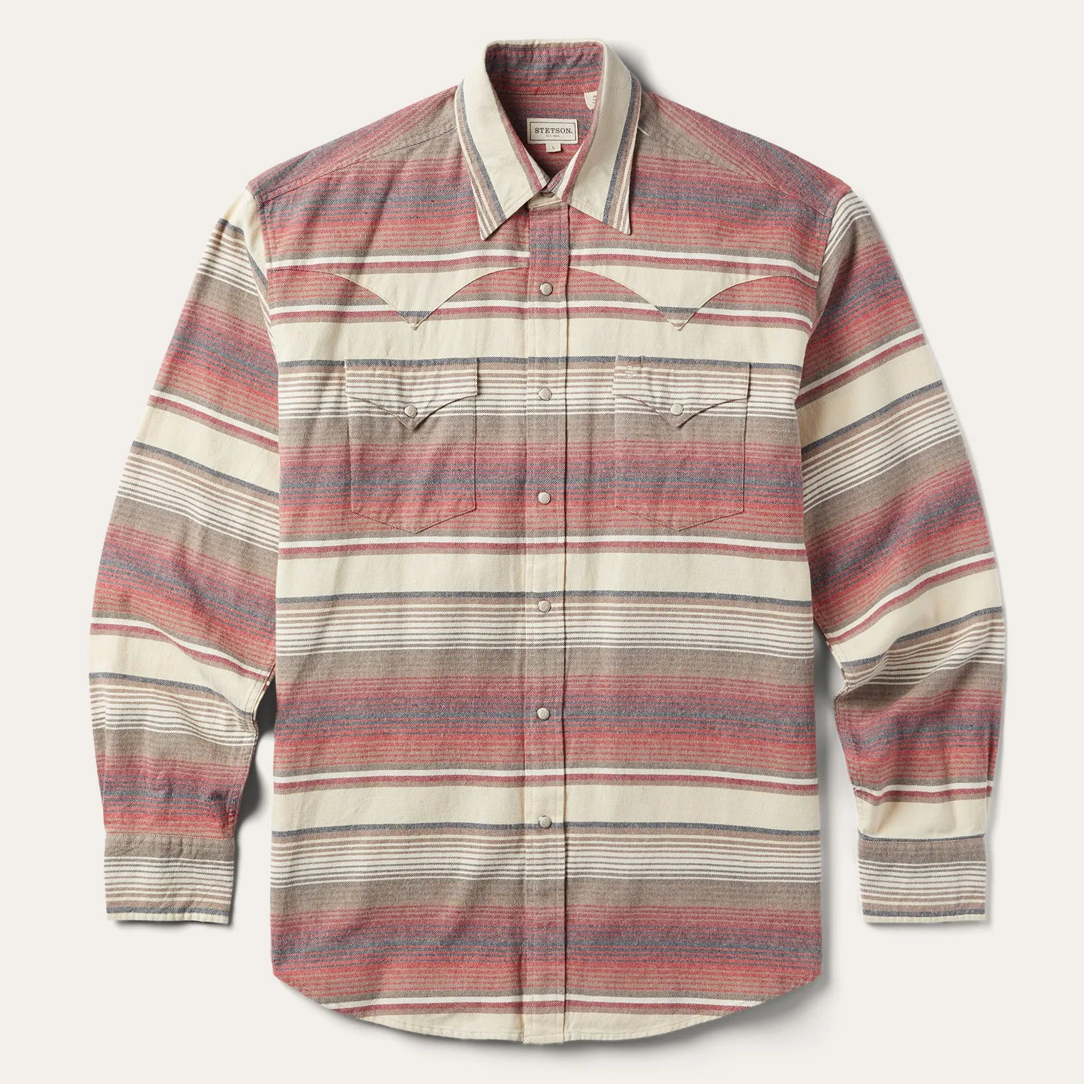 Brushed Twill Striped Shirt -STETSON