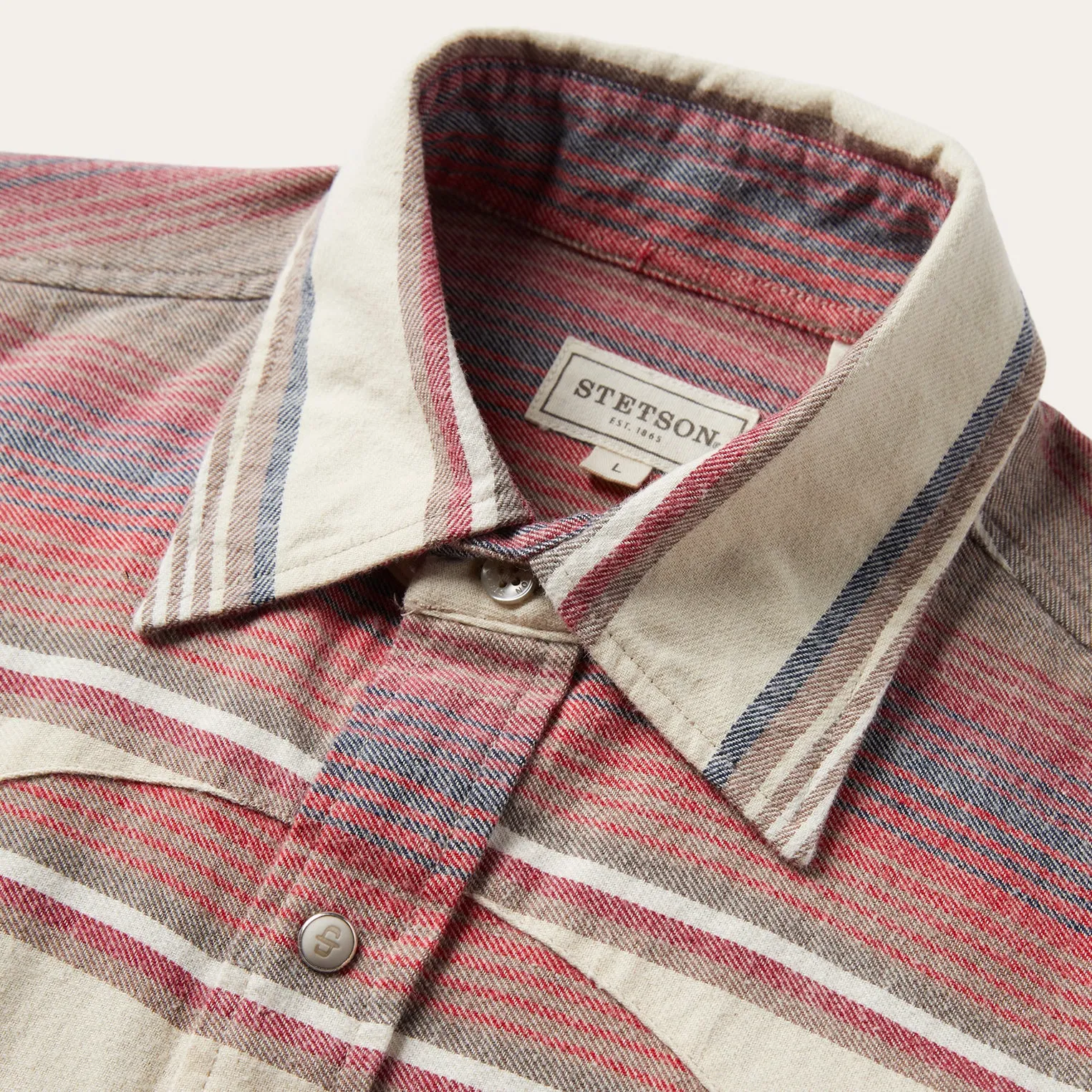 Brushed Twill Striped Shirt -STETSON