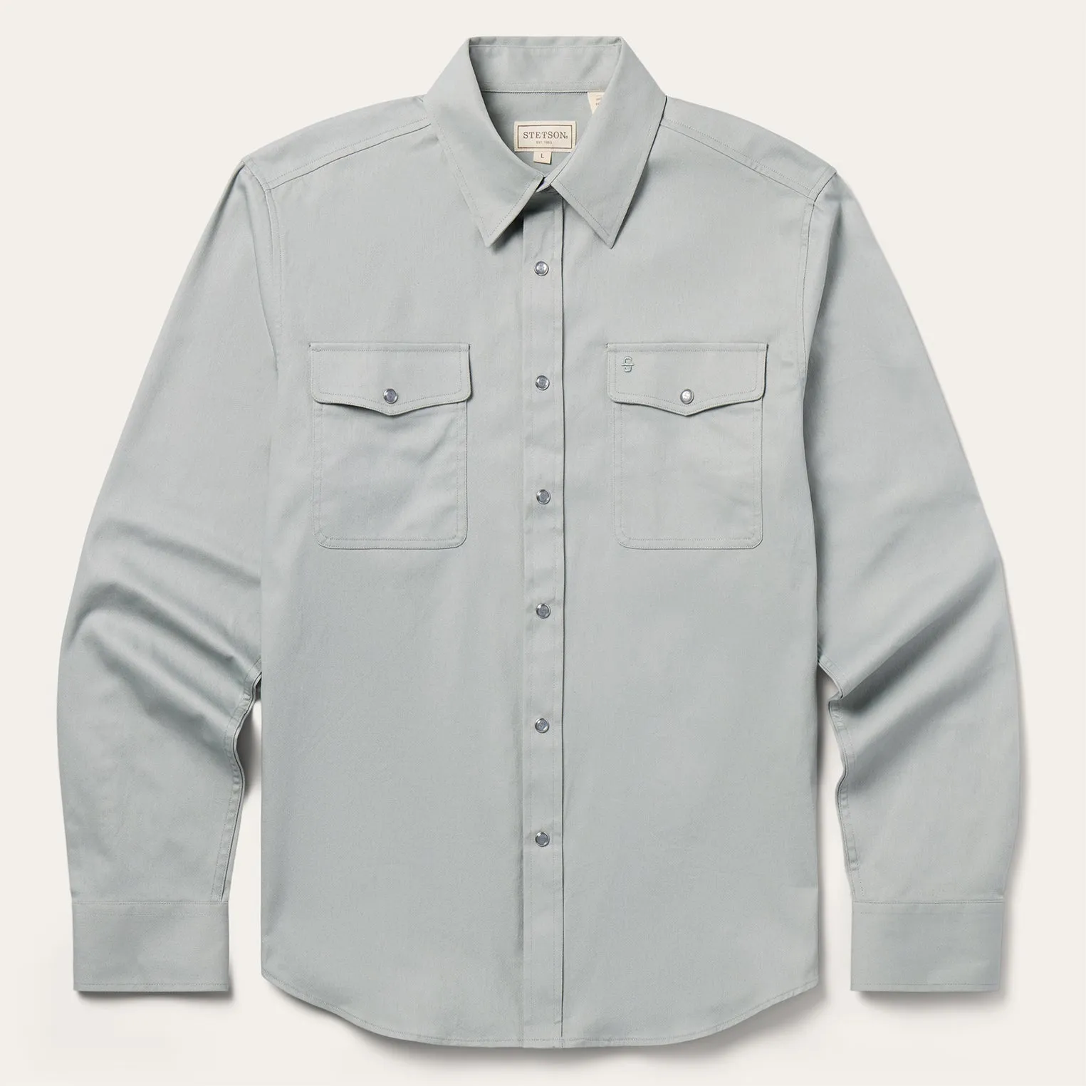 Brushed Twill Western Shirt -STETSON