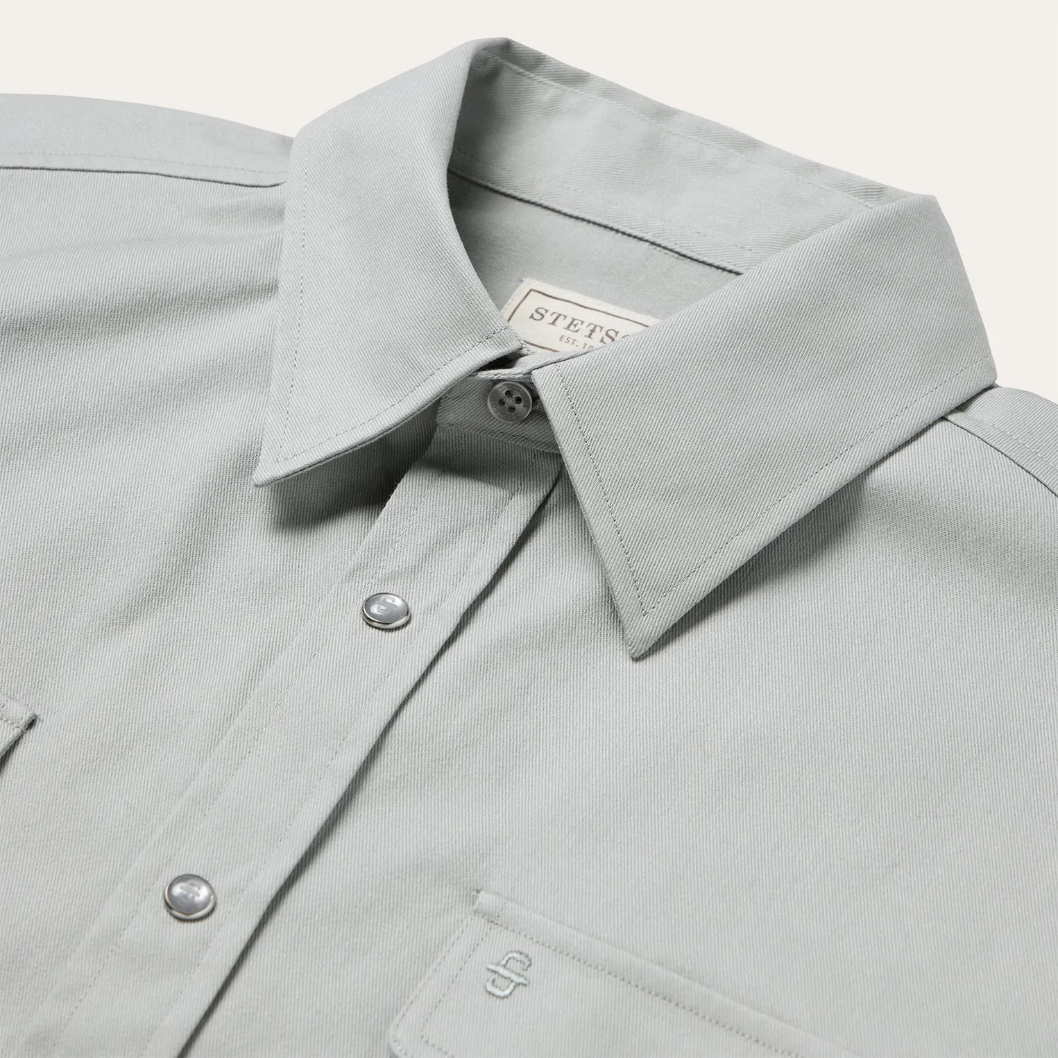 Brushed Twill Western Shirt -STETSON