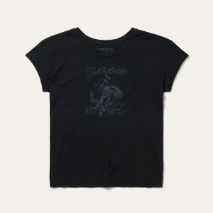 Bucking Cowboy Graphic Tee -STETSON