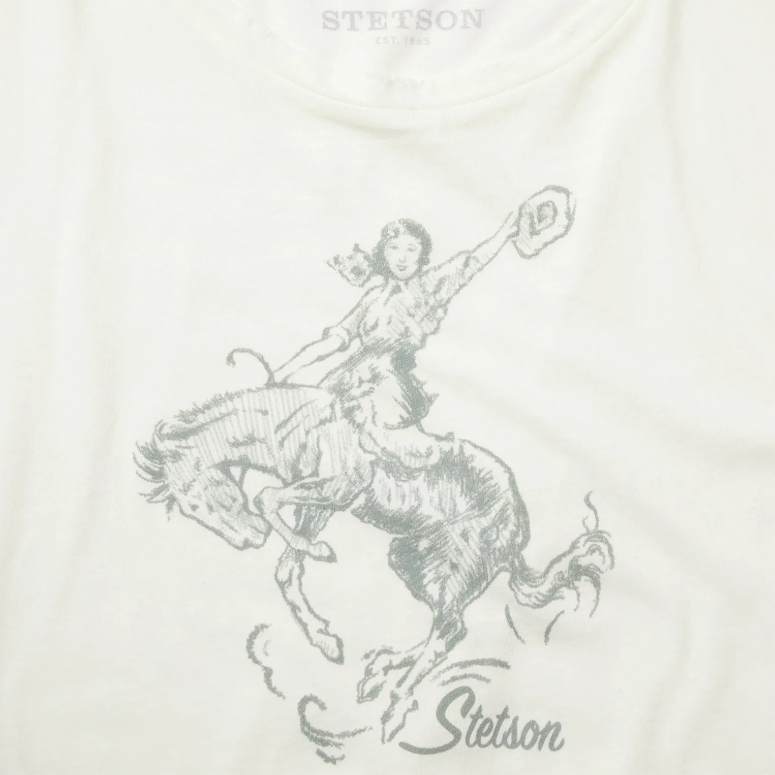 Bucking Cowgirl Graphic Tee -STETSON