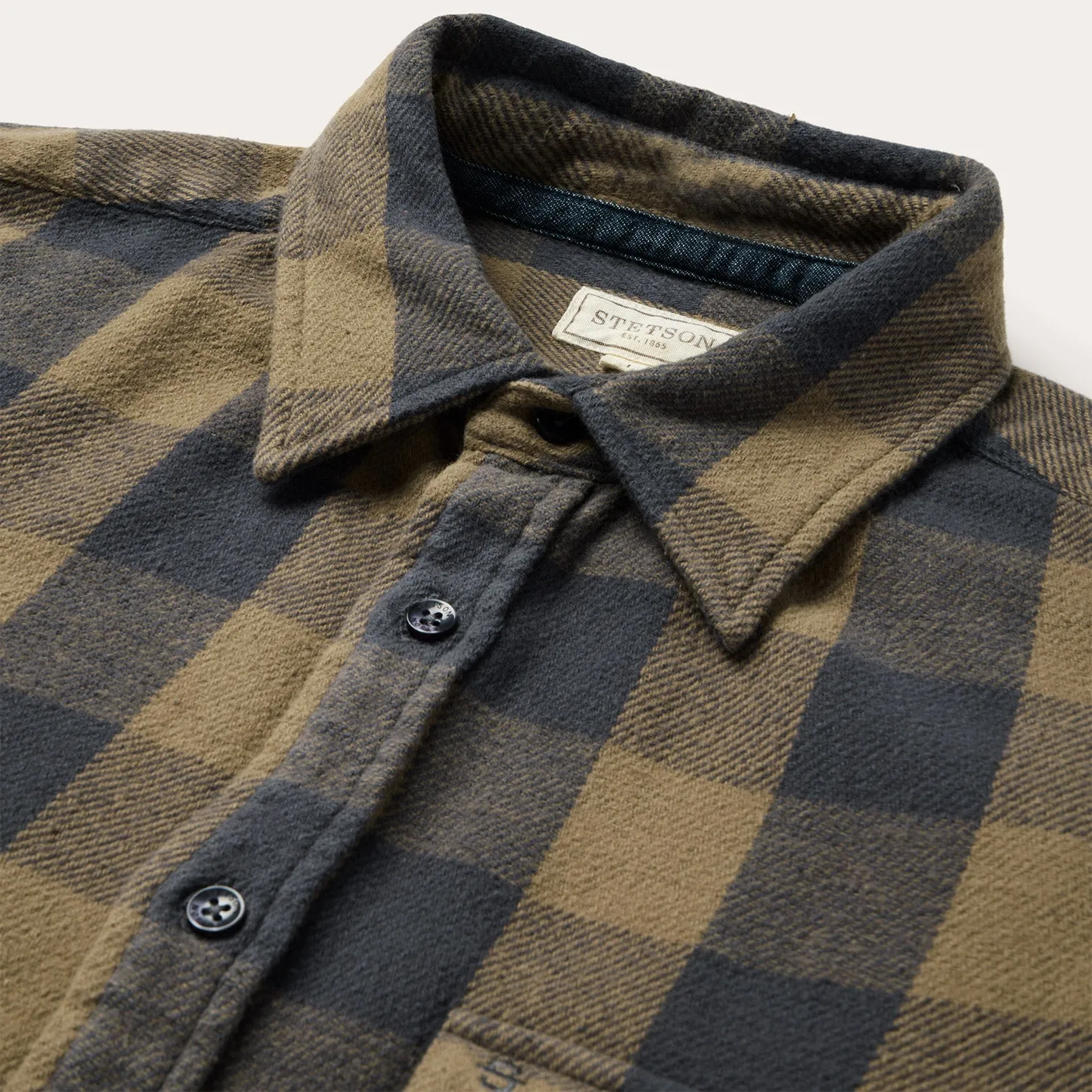 Buffalo Check Flannel Shirt -STETSON