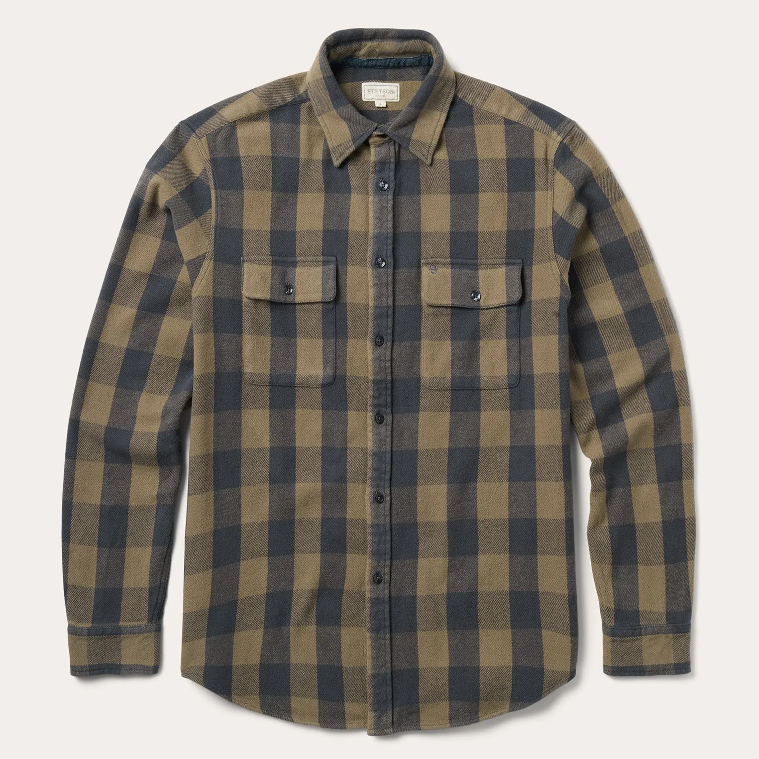 Buffalo Check Flannel Shirt -STETSON