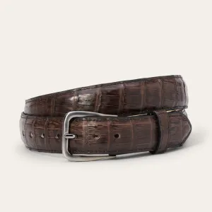 Caiman Western Tab Belt - 1 1/4" Width -STETSON