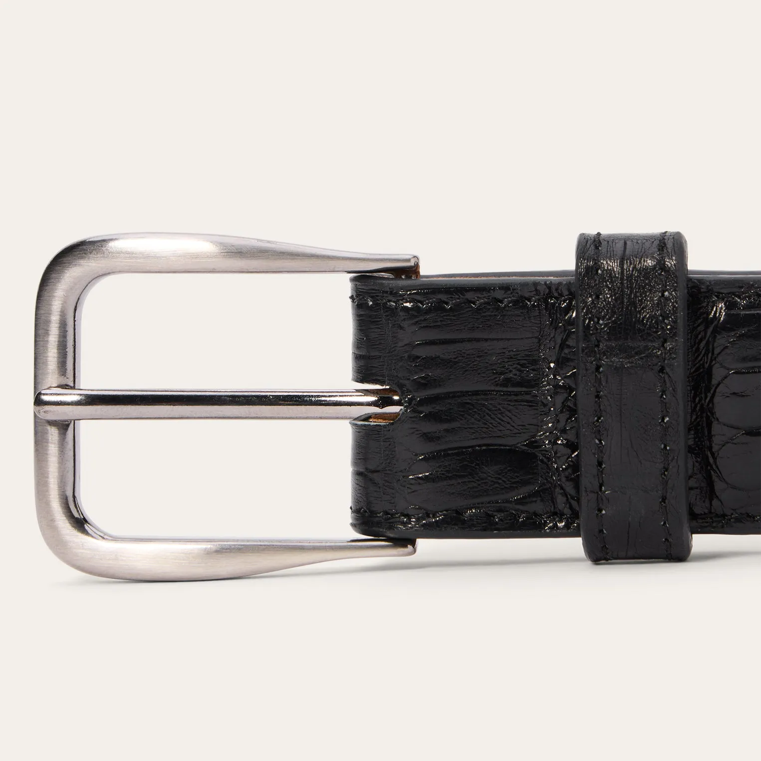Caiman Western Tab Belt - 1 1/4" Width -STETSON
