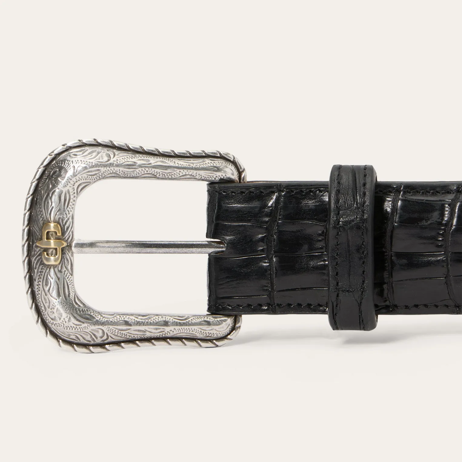 Caiman Western Tab Belt -STETSON