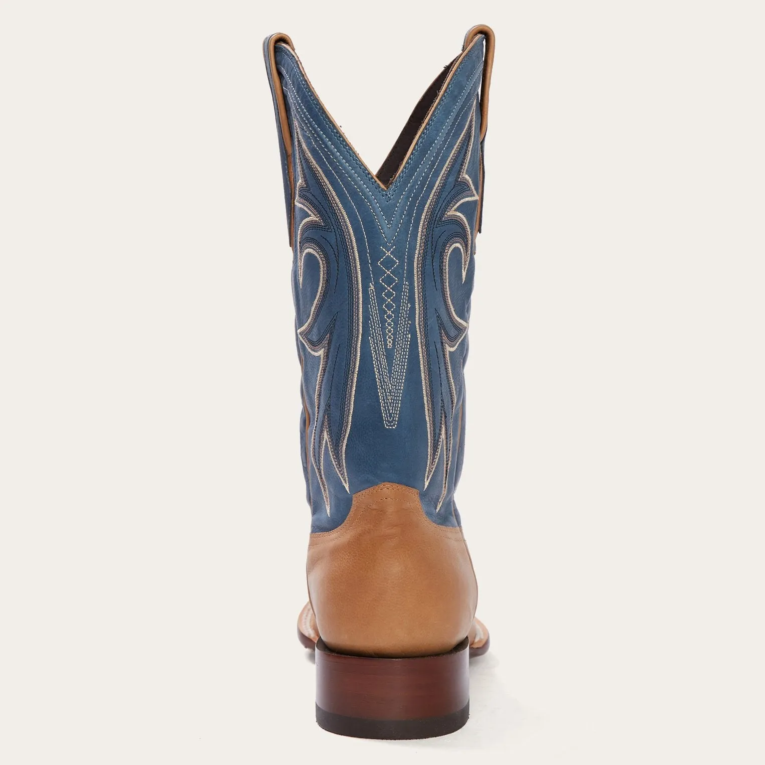 Casper Tan & Blue Matte Cowboy Boot -STETSON