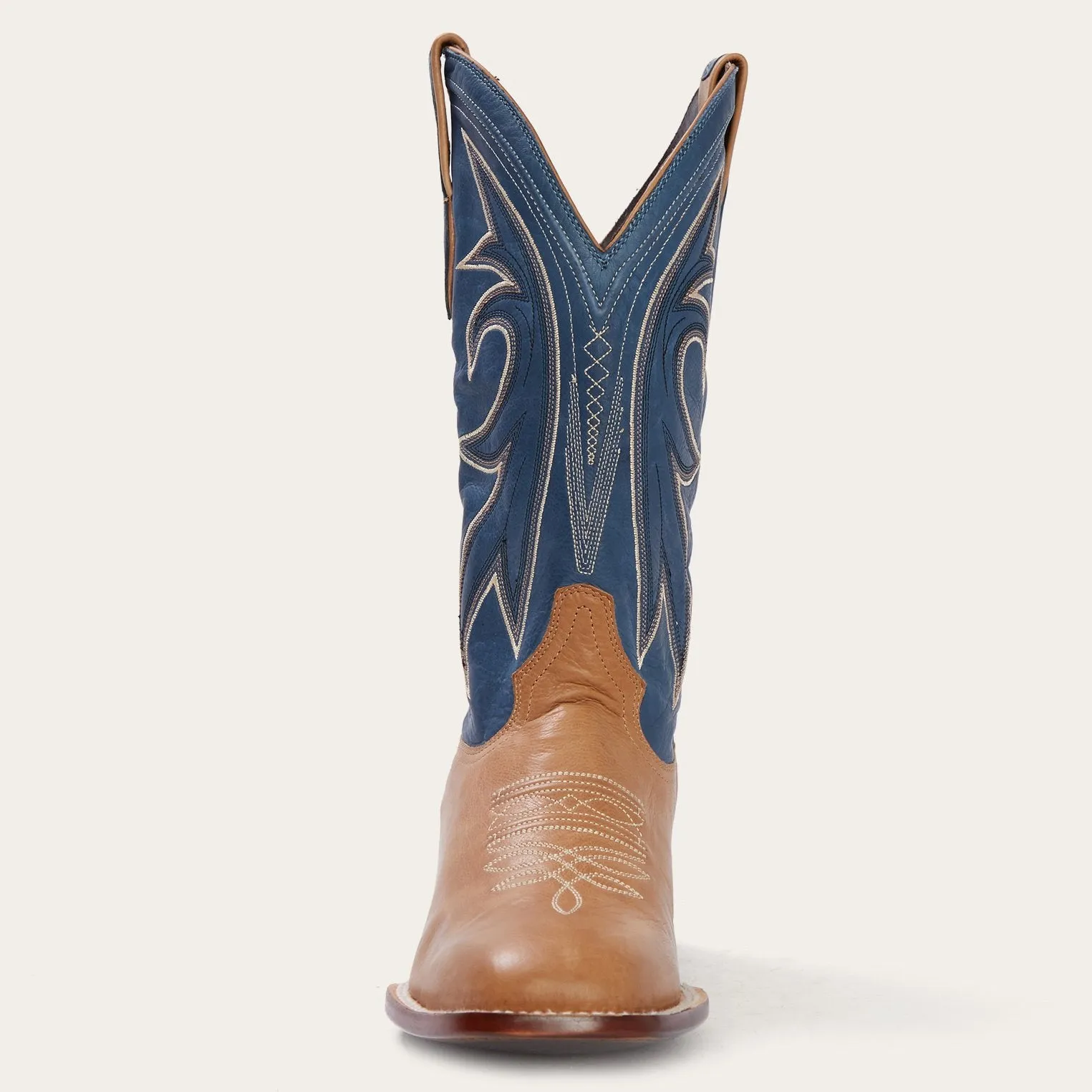 Casper Tan & Blue Matte Cowboy Boot -STETSON