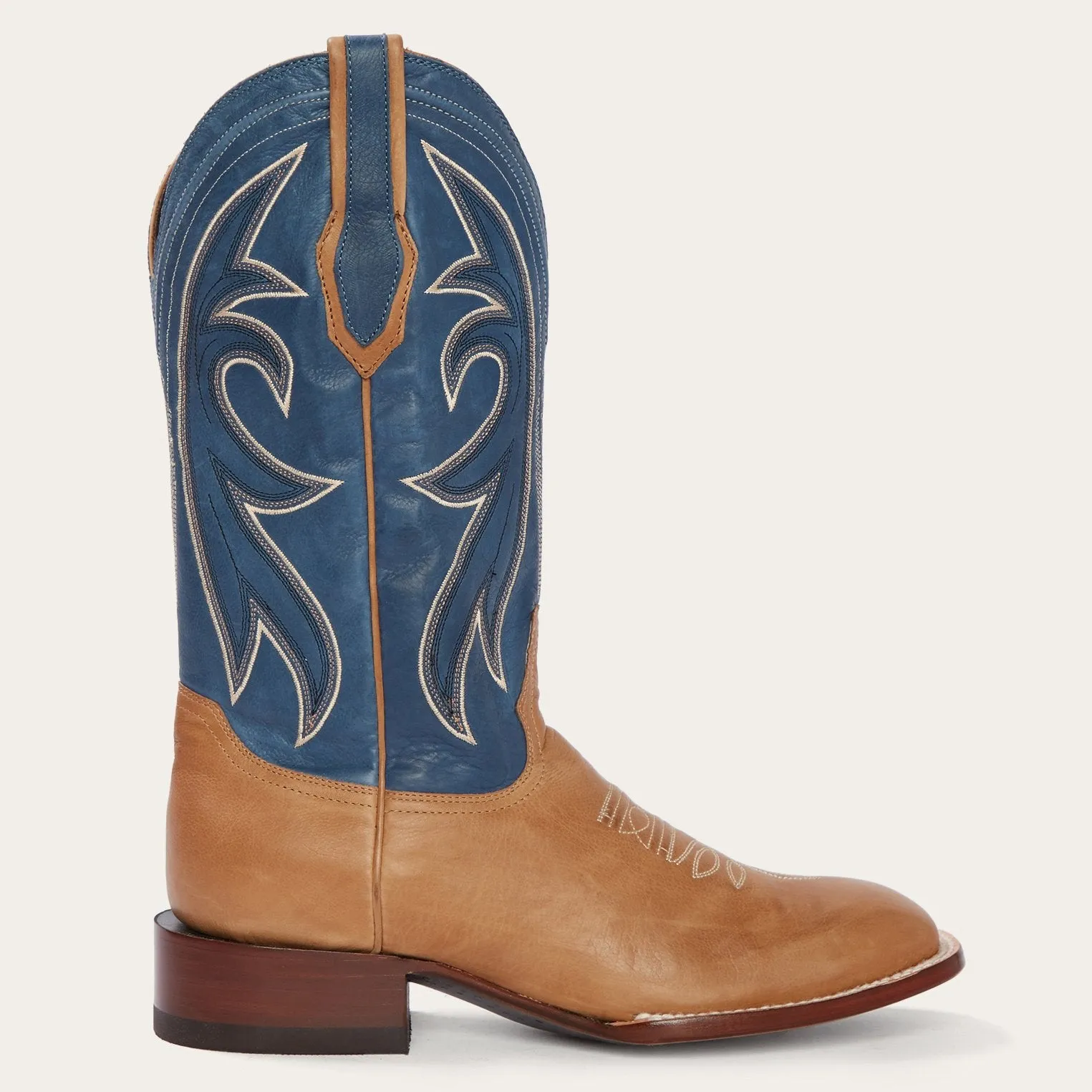 Casper Tan & Blue Matte Cowboy Boot -STETSON