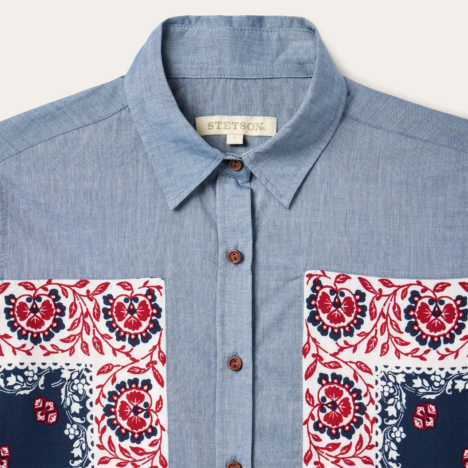 Chambray Bandana Shirt -STETSON