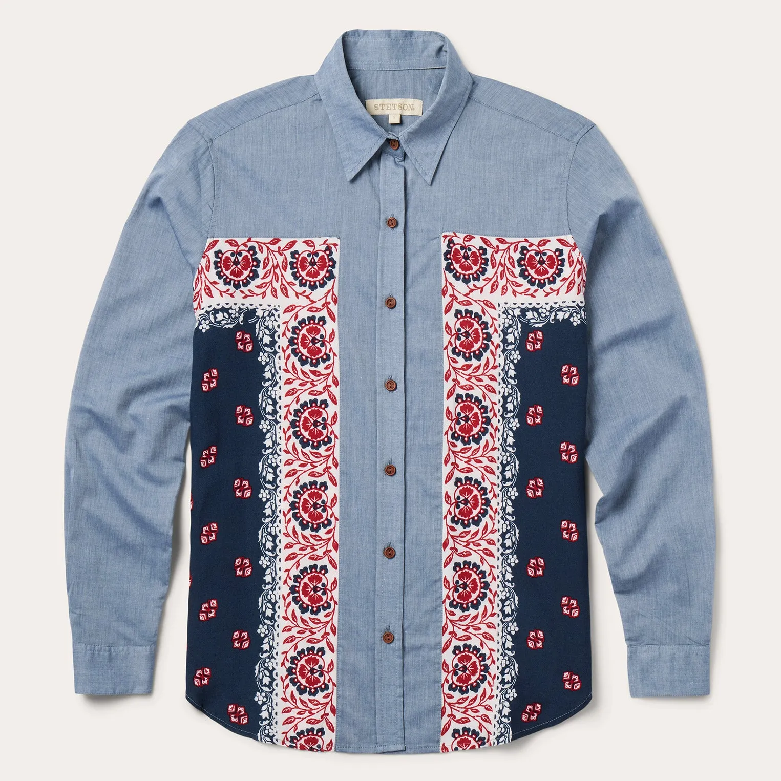 Chambray Bandana Shirt -STETSON