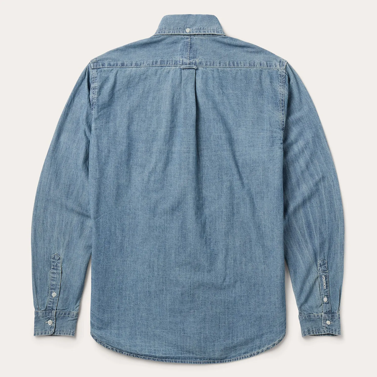 Chambray Button-Down Shirt -STETSON