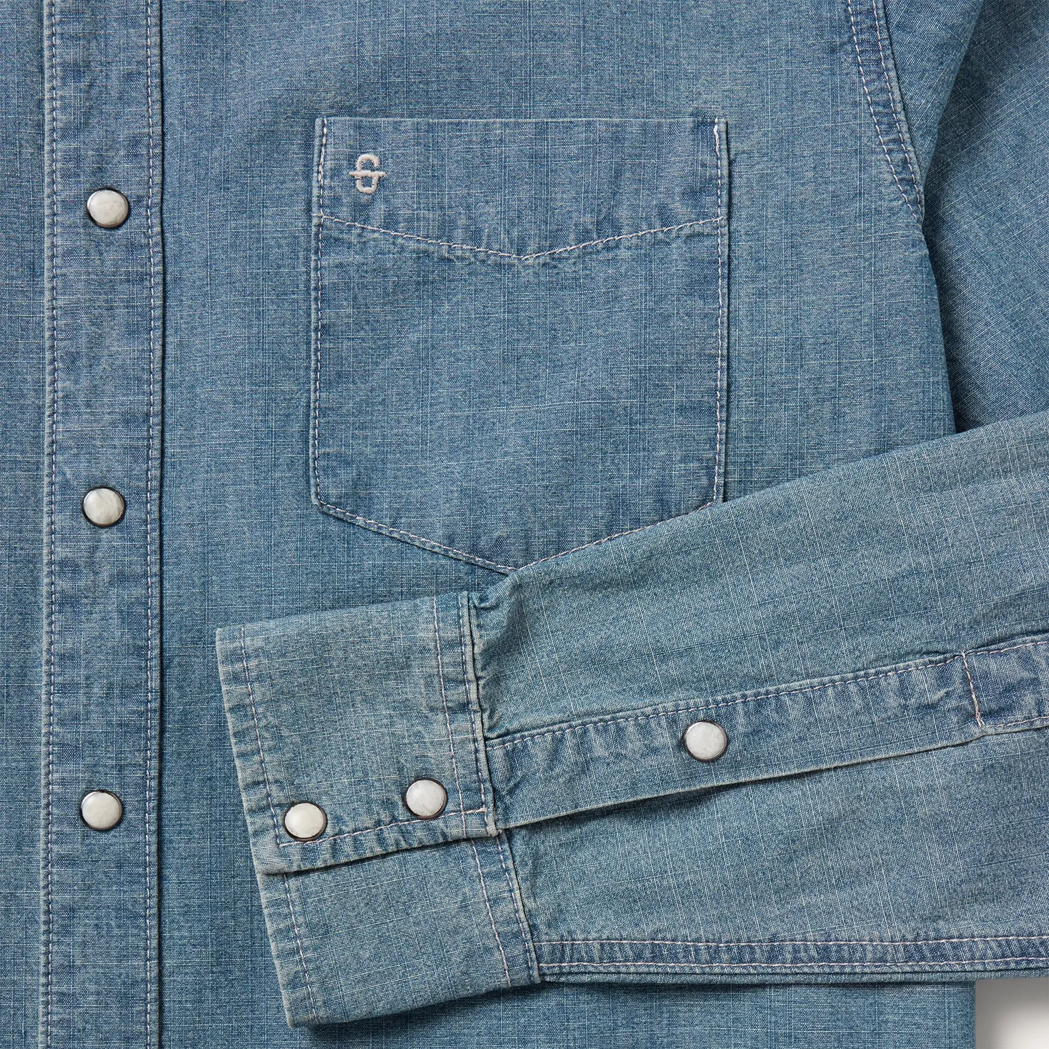 Chambray Denim Shirt -STETSON