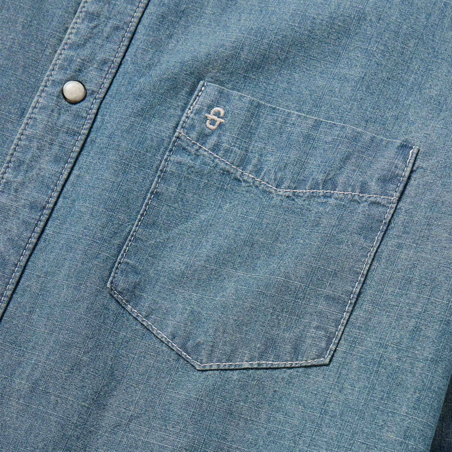 Chambray Denim Shirt -STETSON
