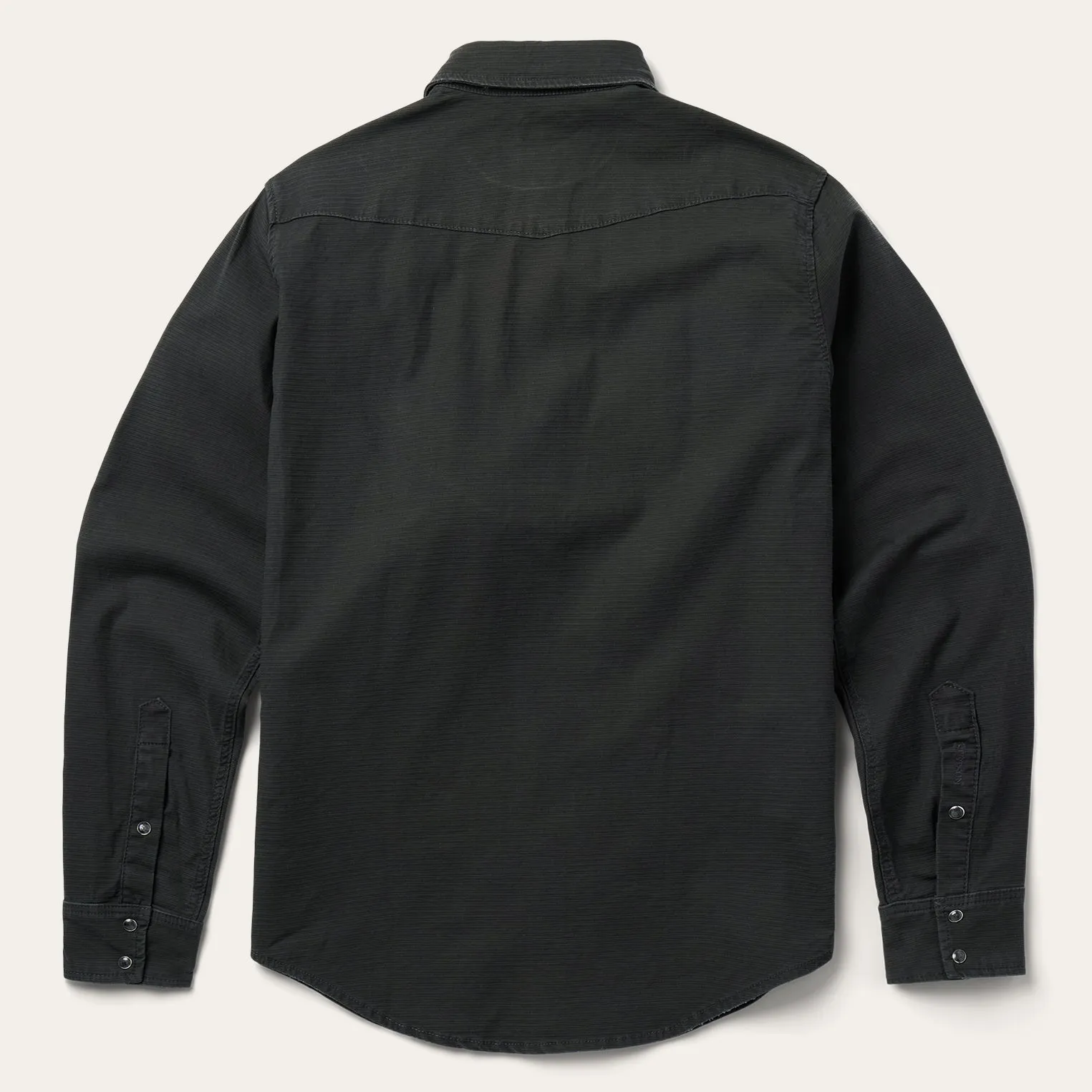 Charcoal Corded Denim Shirt -STETSON