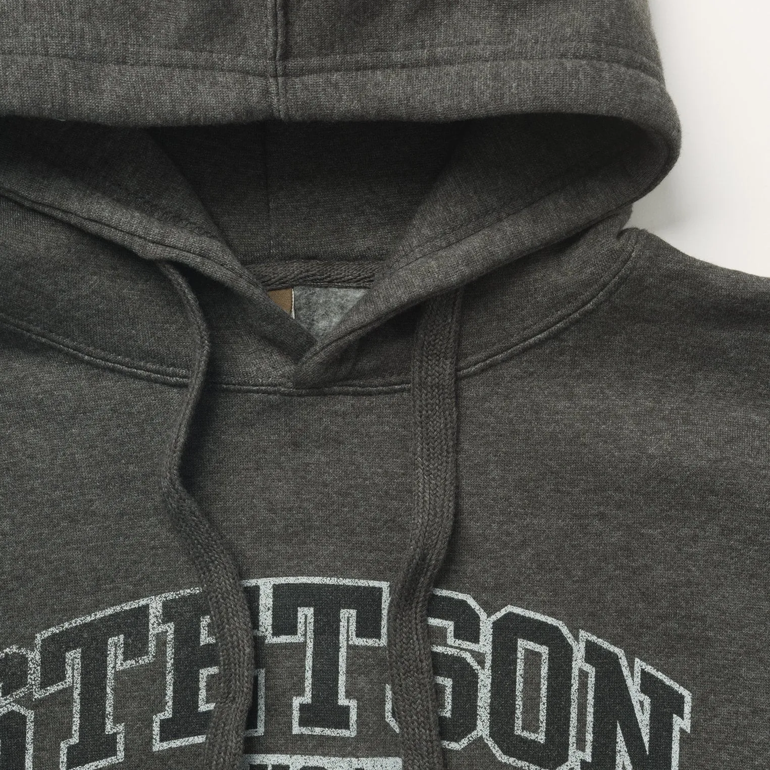 Charcoal Heather Fleece Hooded Sweatshirt -STETSON