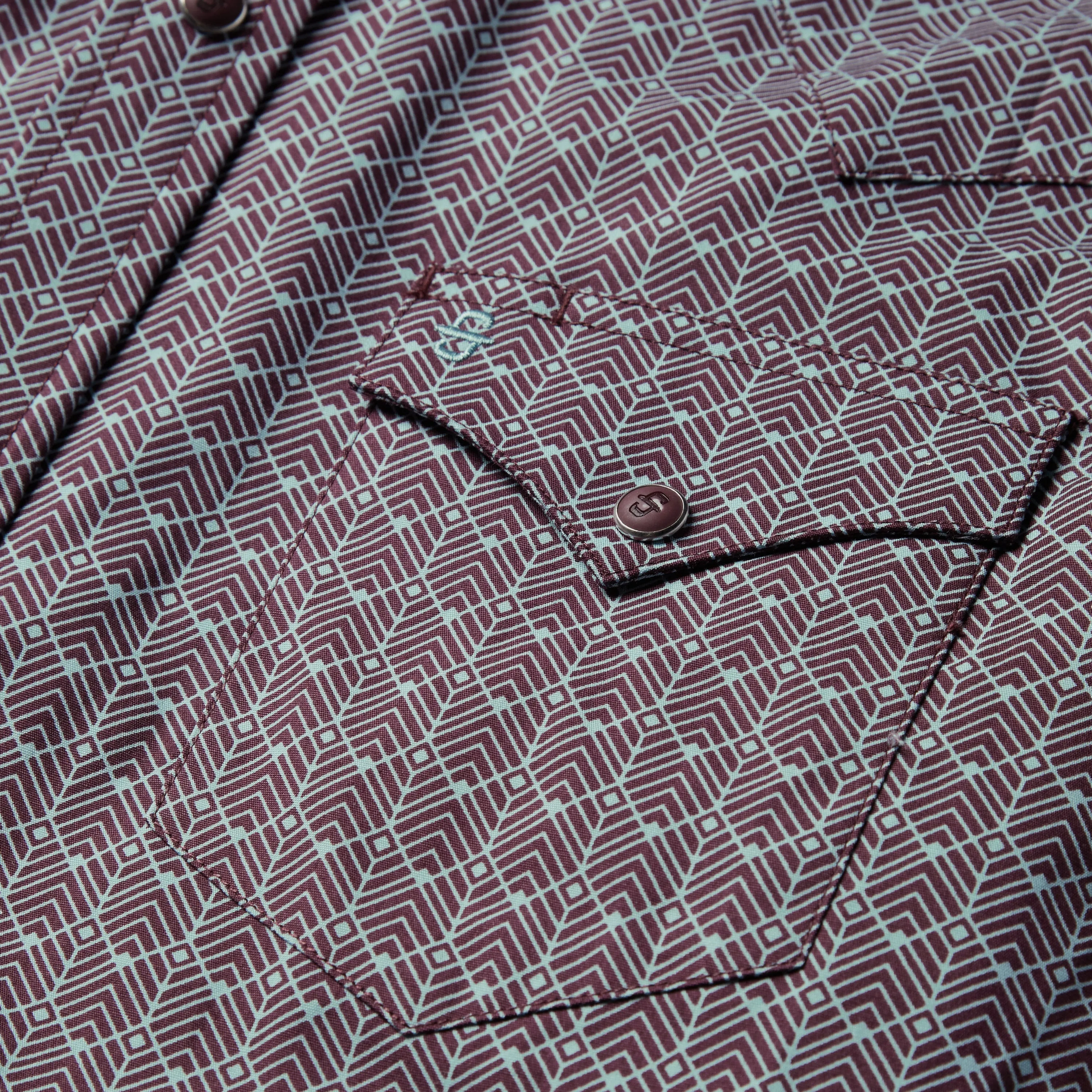 Chevron Grid Shirt -STETSON