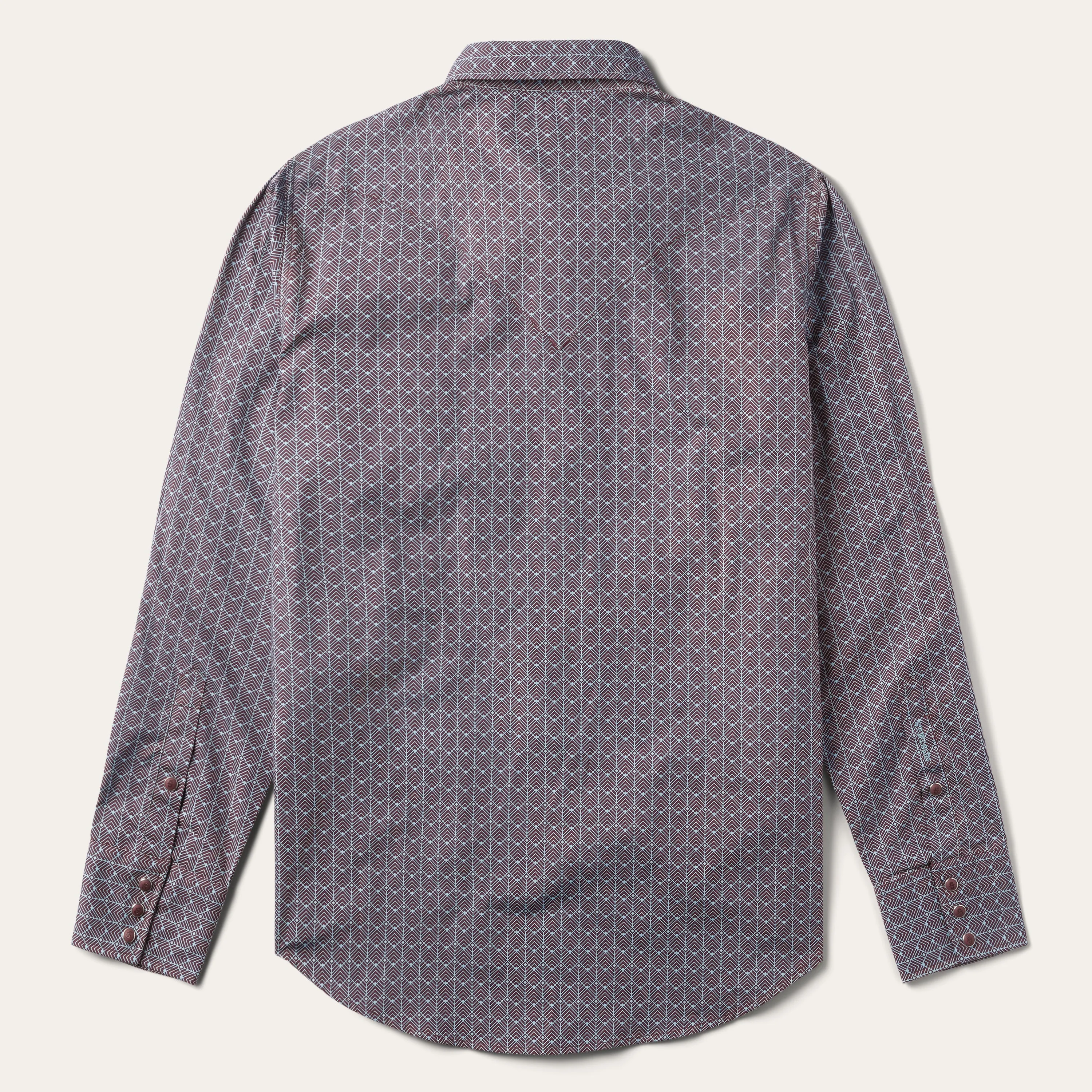 Chevron Grid Shirt -STETSON
