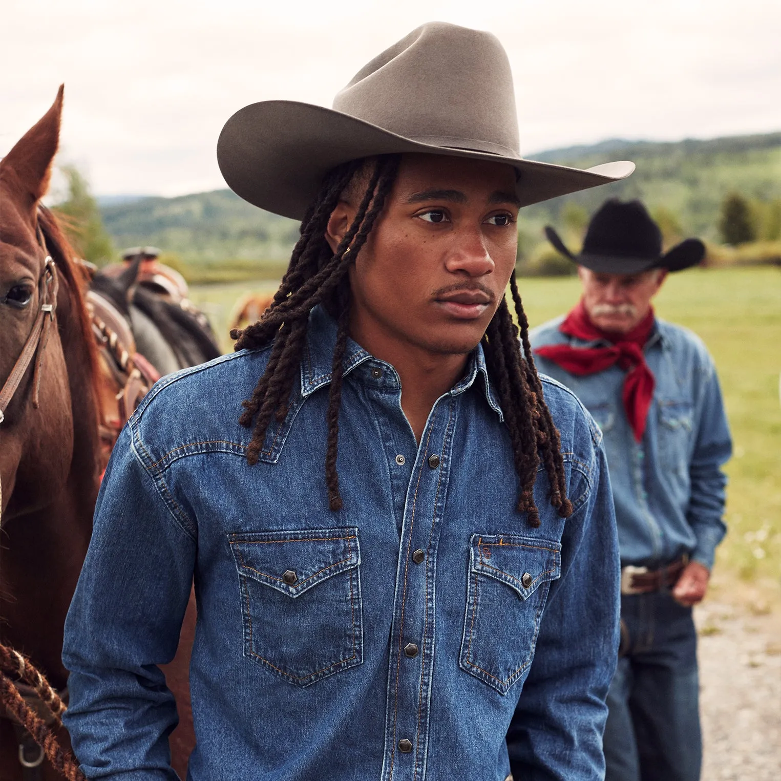 Classic Denim Shirt -STETSON