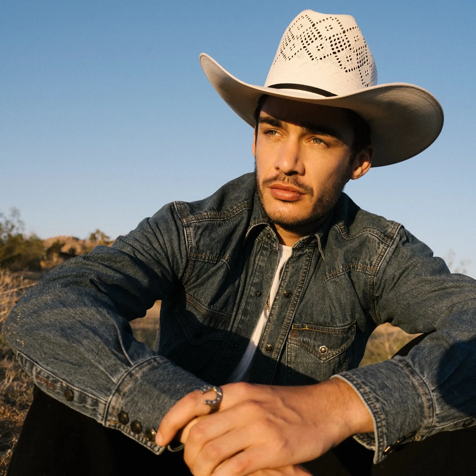 Classic Denim Shirt -STETSON