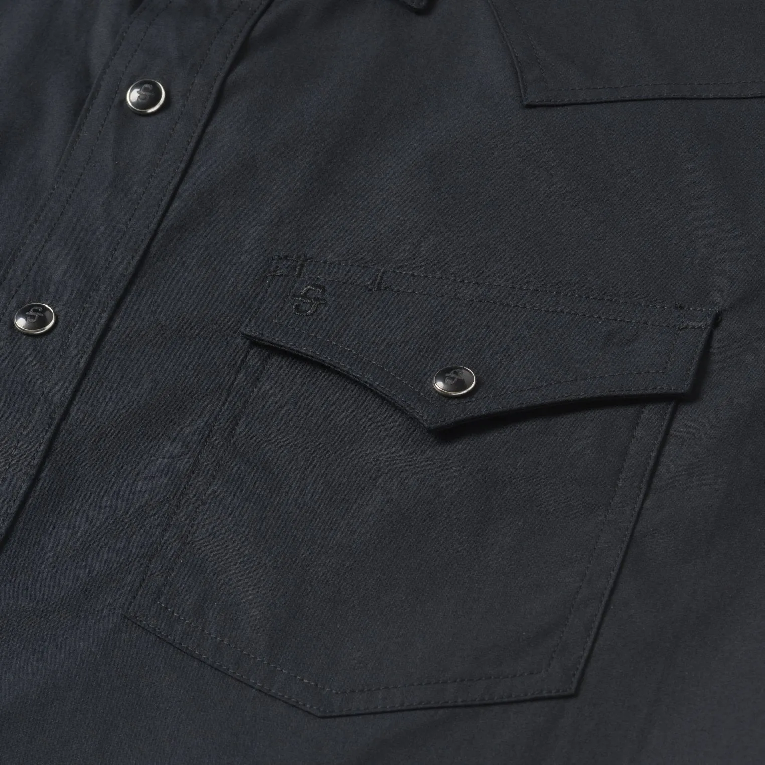 Classic Western Shirt in Black -STETSON