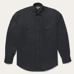 Classic Western Shirt in Black -STETSON
