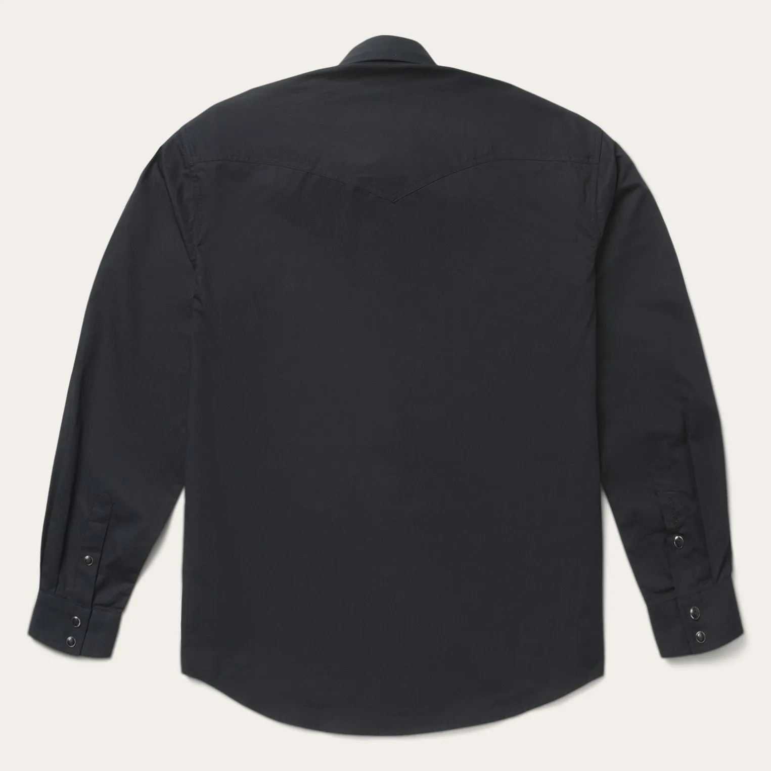 Classic Western Shirt in Black -STETSON