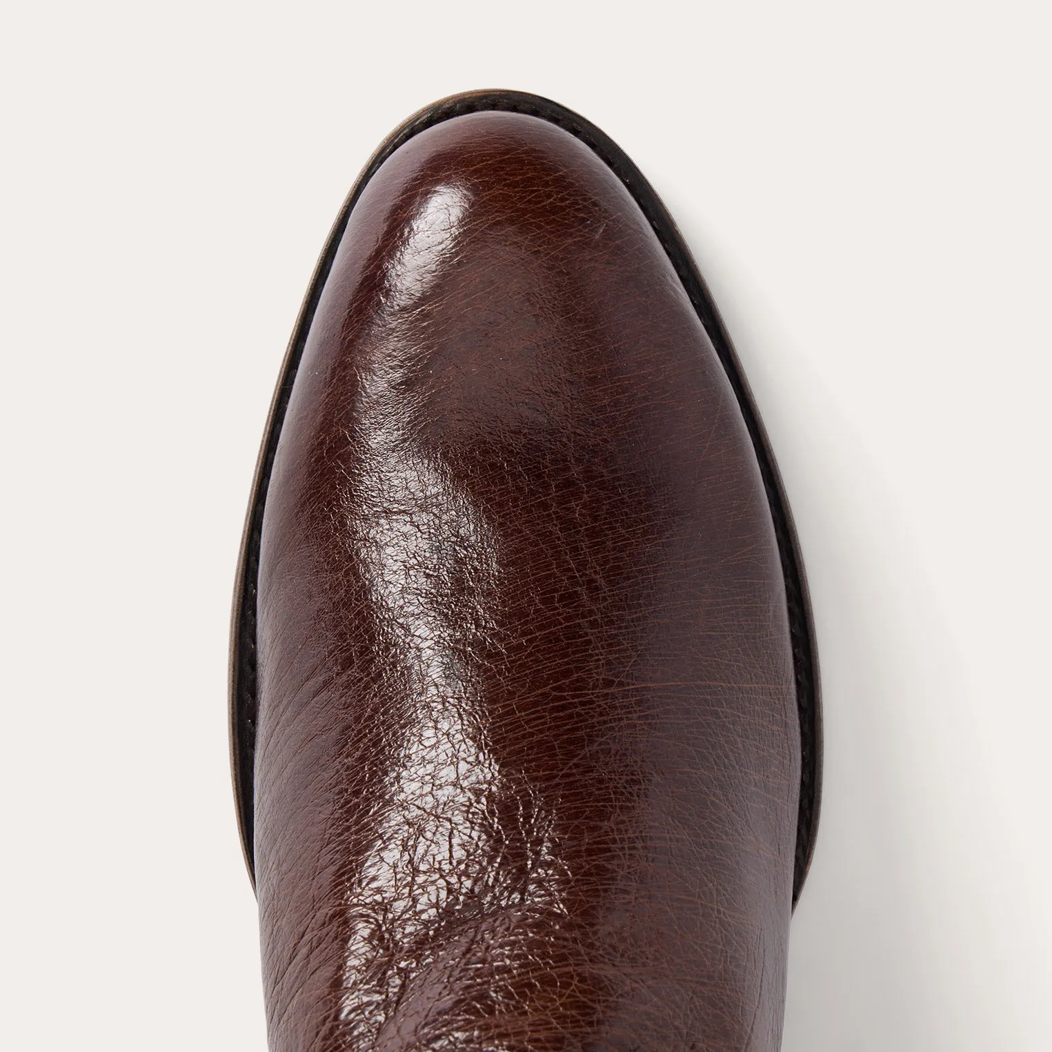 Clay Smooth Ostrich Roper Boots -STETSON