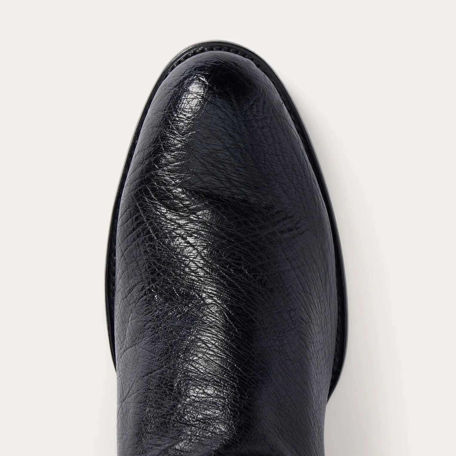 Clay Smooth Ostrich Roper Boots -STETSON