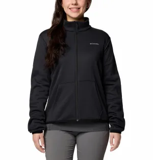 Columbia Women Black Col Hike Tech Fleece Jacket