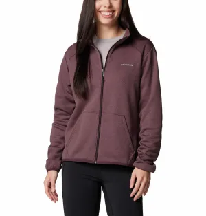 Columbia Women Red Col Hike Tech Fleece Jacket