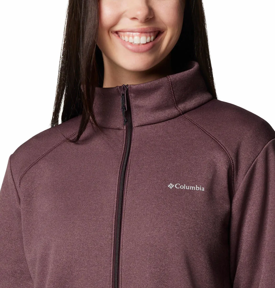 Columbia Women Red Col Hike Tech Fleece Jacket