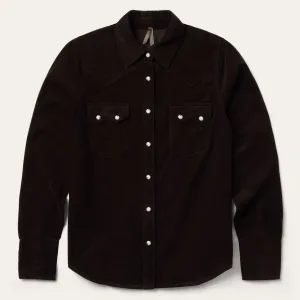 Corduroy Denim Western Shirt -STETSON