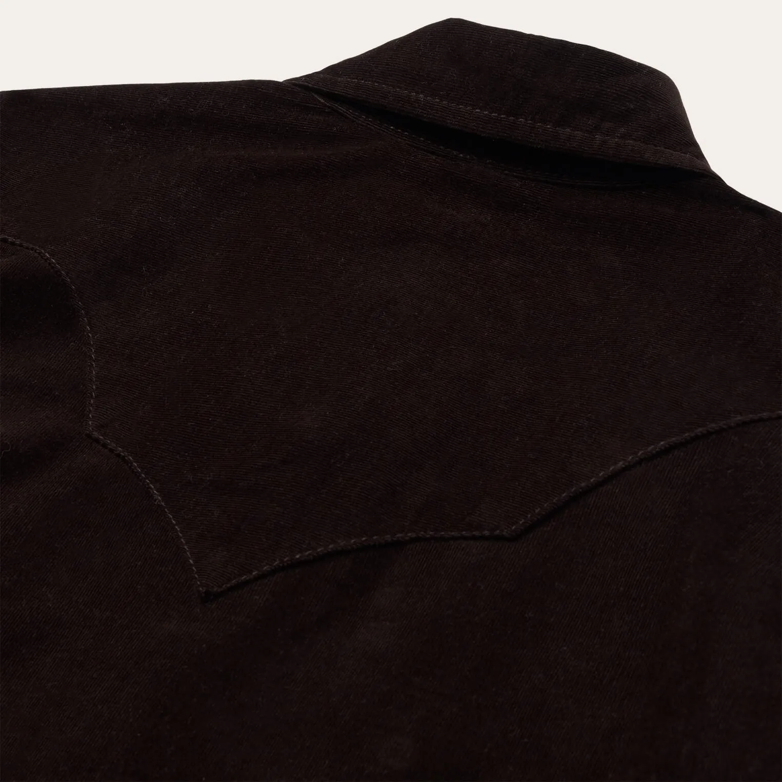 Corduroy Denim Western Shirt -STETSON
