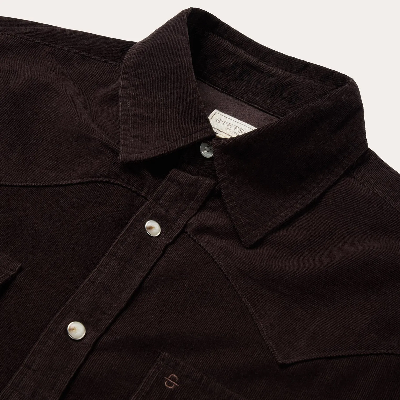 Corduroy Western Shirt -STETSON