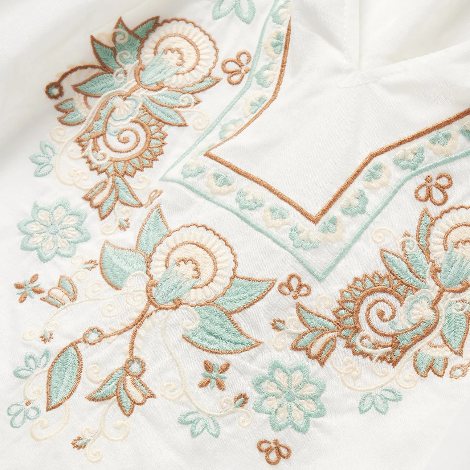 Cotton Voile Peasant Blouse -STETSON