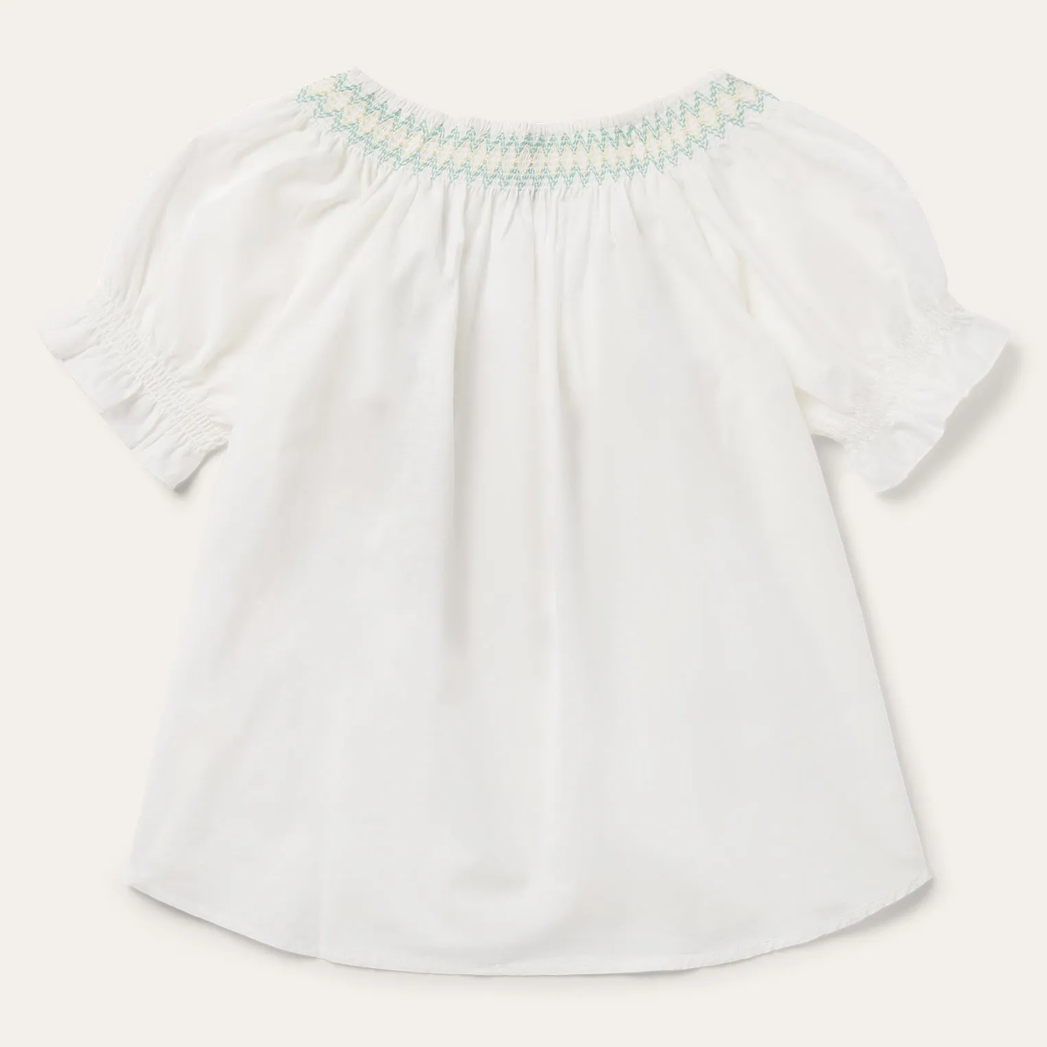Cotton Voile Peasant Blouse -STETSON