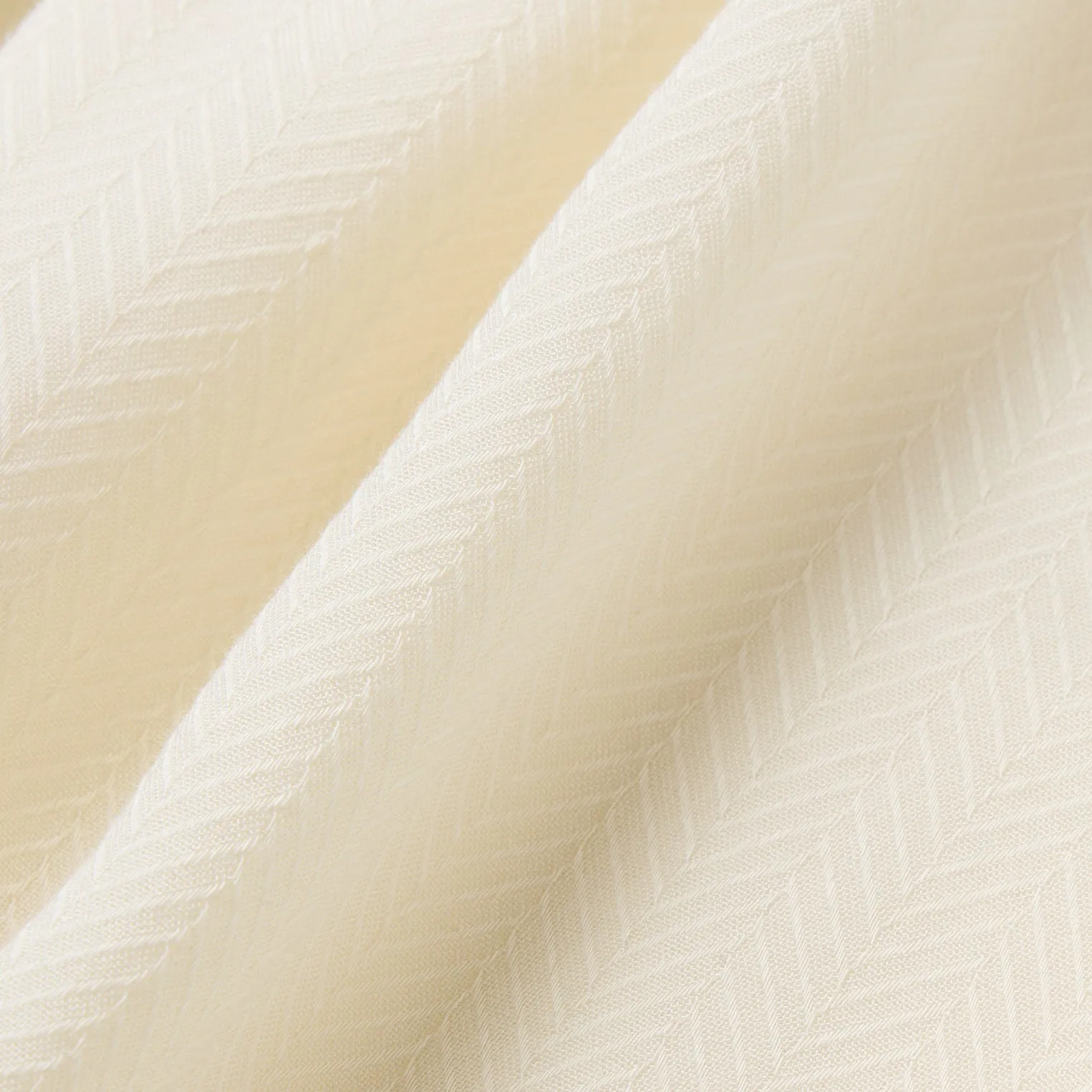 Cream Herringbone Blouse -STETSON